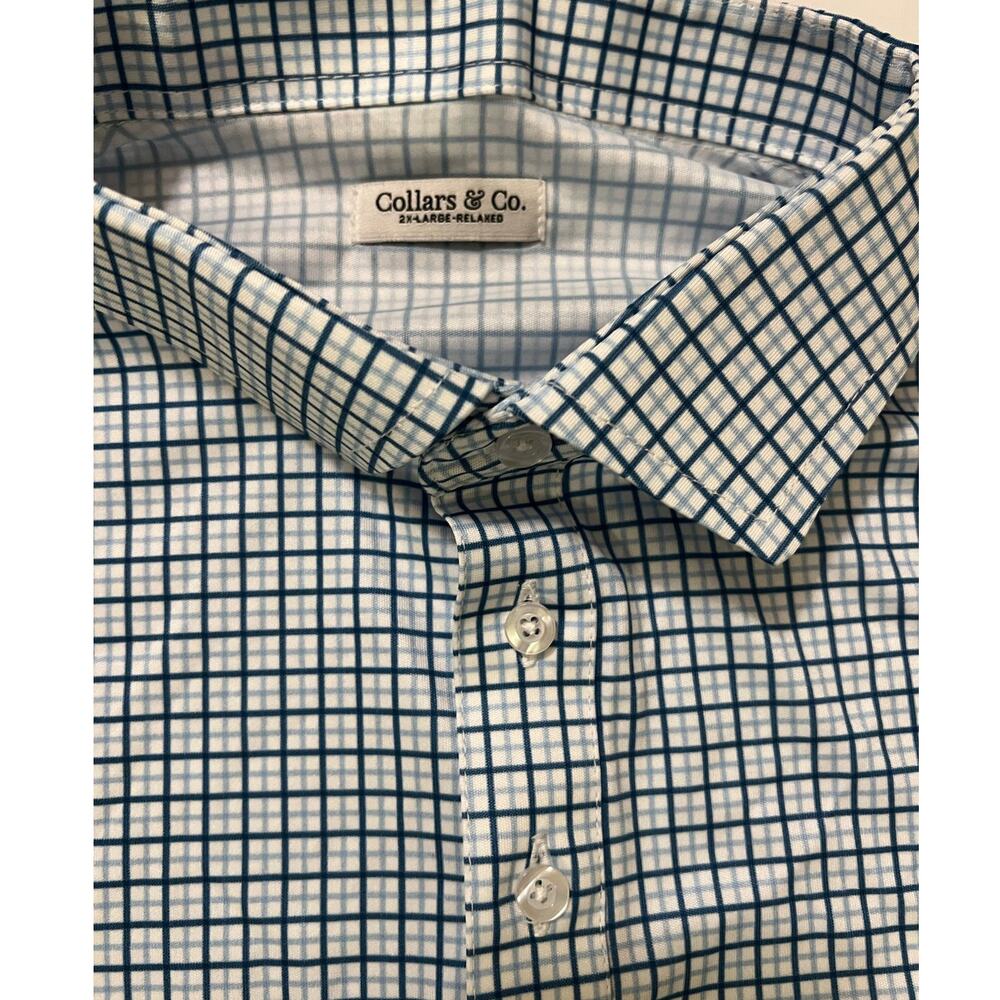 Collars & Co. Semi-Spread Collar Short-Sleeve Relaxed Polo - Picture 4 of 9